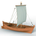 Сборная модель корабля "Поморский коч" 1:72