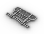 Кенгурятник Volvo тип2 М1:43