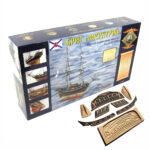 Сборная модель корабля "Бриг "Меркурий" 1:72 +Декор