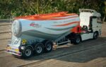 Полуприцеп цементовоз "Бонум" EuroCement. готовая модель 1:43 ПОД ЗАКАЗ