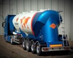 Полуприцеп муковоза 4-х осный "Feldbinder". готовая модель 1:43 ПОД ЗАКАЗ