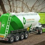 Полуприцеп муковоза 4-х осный "Kormlina". готовая модель 1:43 ПОД ЗАКАЗ